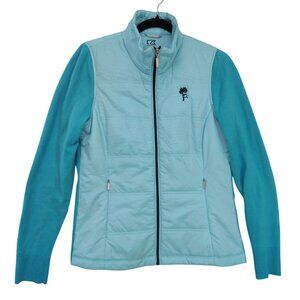 Cutter & Buck Cora Quilted Sweater Jacket Womens S Blue Athleisure‎ Outdoor